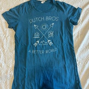 Dutch bros - a better world shirt